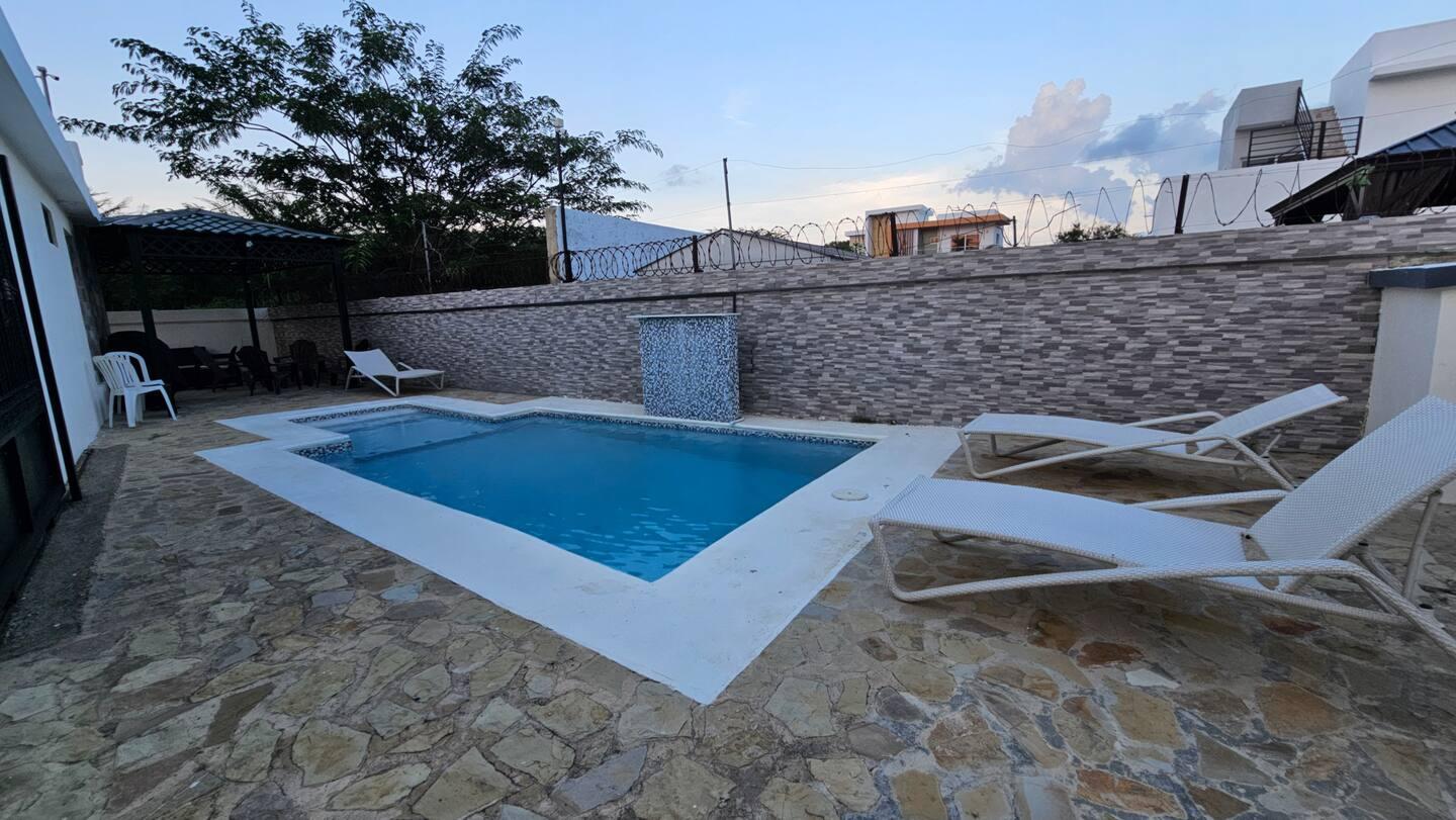 Brand-New 3BR Villa w/ Pool — 3 Min to POP Airport