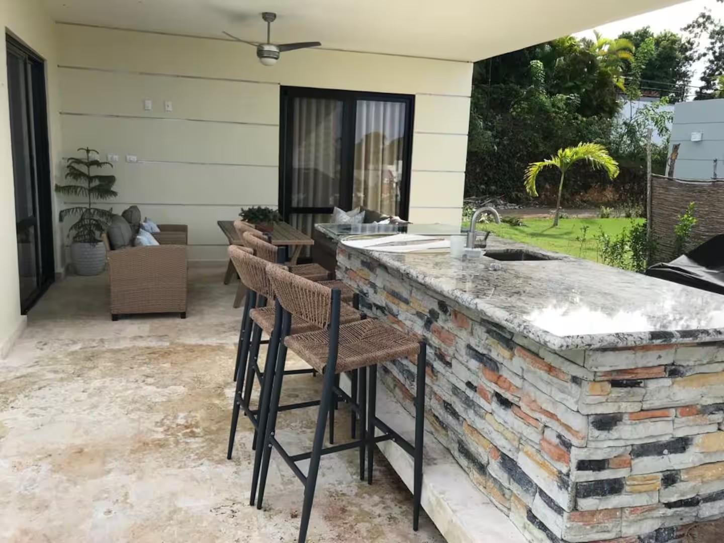 2BR Sosua Villa w/ Private Pool & Lounge