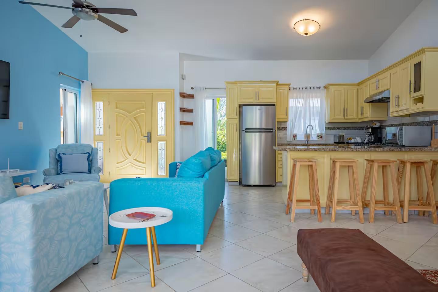 4BR Sosua Villa w/ Bar, Pool & Lounge Areas